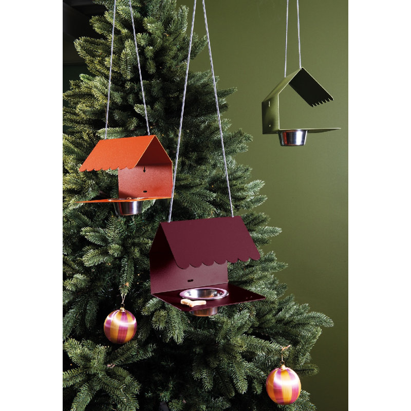 Picoti Bird Feeder, Red Ochre