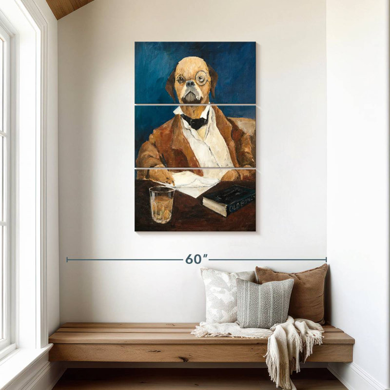 Brampt Nathaniel Howlthorn, 45" H x 28" W