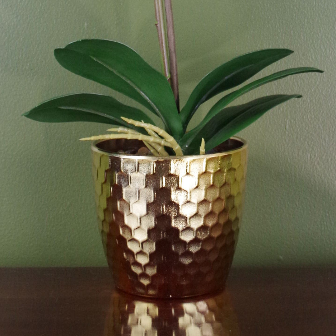 Plastic, Silk Artificial Arrangement in Pot