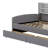 Twin Size Upholstered Platform Bed With Storage And Drawers-106358448