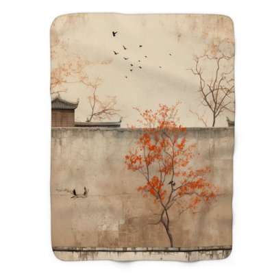 Historic Wall - 1 Piece Premium Sherpa Blanket