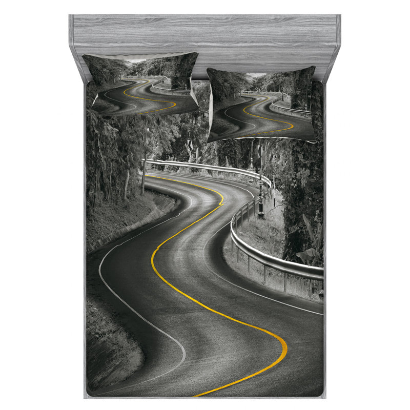 Microfiber Sheet Set, Full Sheet Set with Fitted Sheet