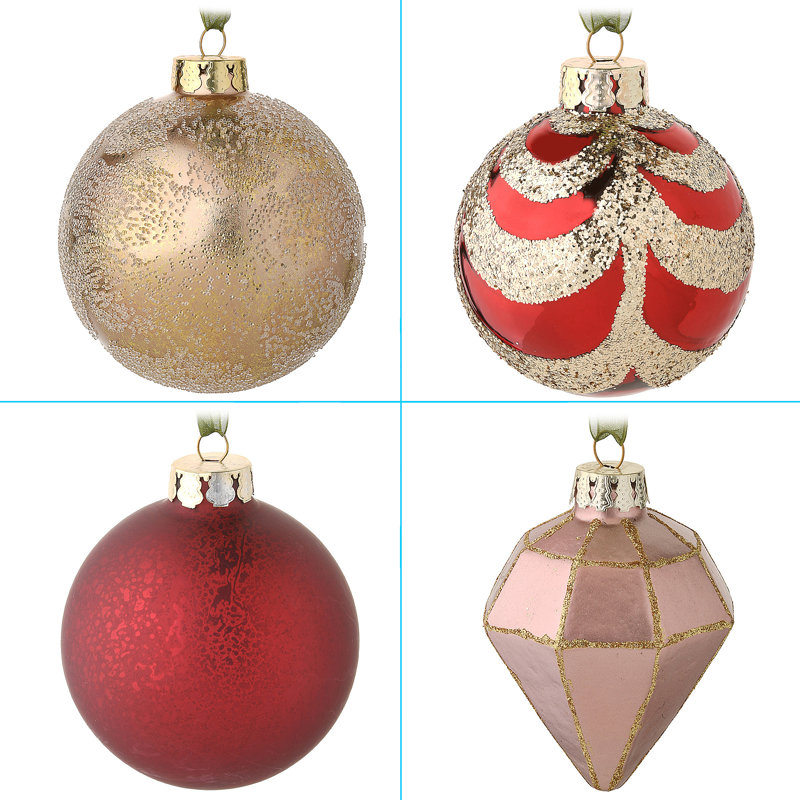 20-Piece Christmas Tree Ornament Set, Vienna Waltz Collection