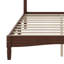 Structure de lit pleine grandeur en bois massif avec tête de lit en forme de gourde, cadre de lit de style rétro, grand rangement sous le lit-174712941