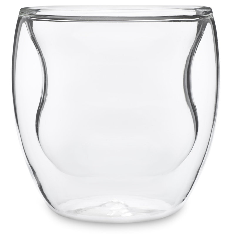 Verres à boisson à double paroi 8 oz Curva Artisan Series