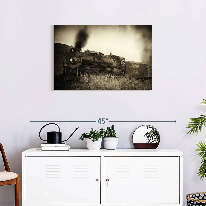 Mehar Train Arrival I, 20" H x 30" W