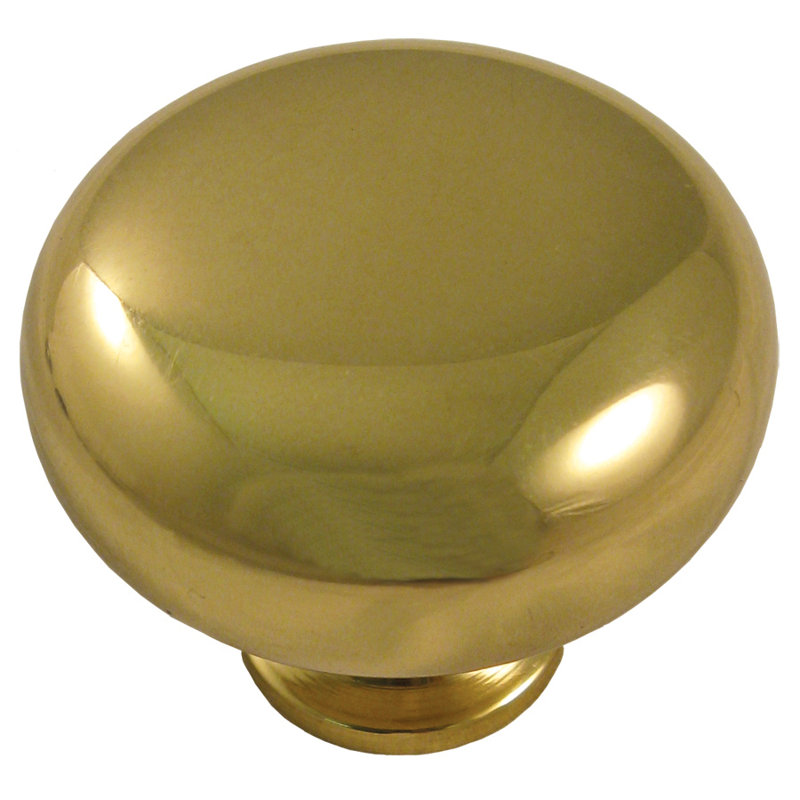 Poignée champignon de diamètre 1 3/16 po, Laiton
