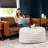 Mercer41 Paran Accent Pouf - Fluffy Faux Fur Ottoman For Modern Interior Design-5787048-5787050