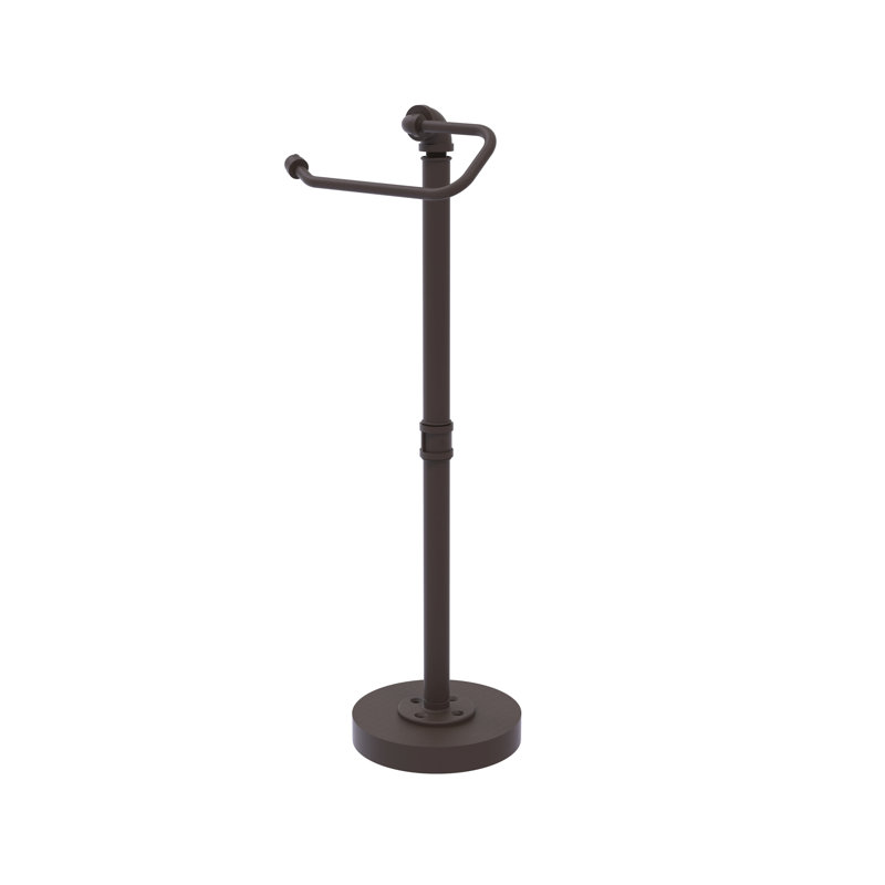 Porte-papier hygiénique sur pied Bayer, Bronze huilé