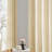 Grommet Linen Semi-Sheer Striped Curtains-517036138-517036149