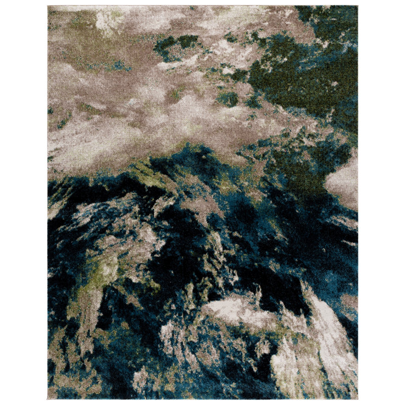 Dowlen Performance Abstract Rug, Rectangle 8' x 10'