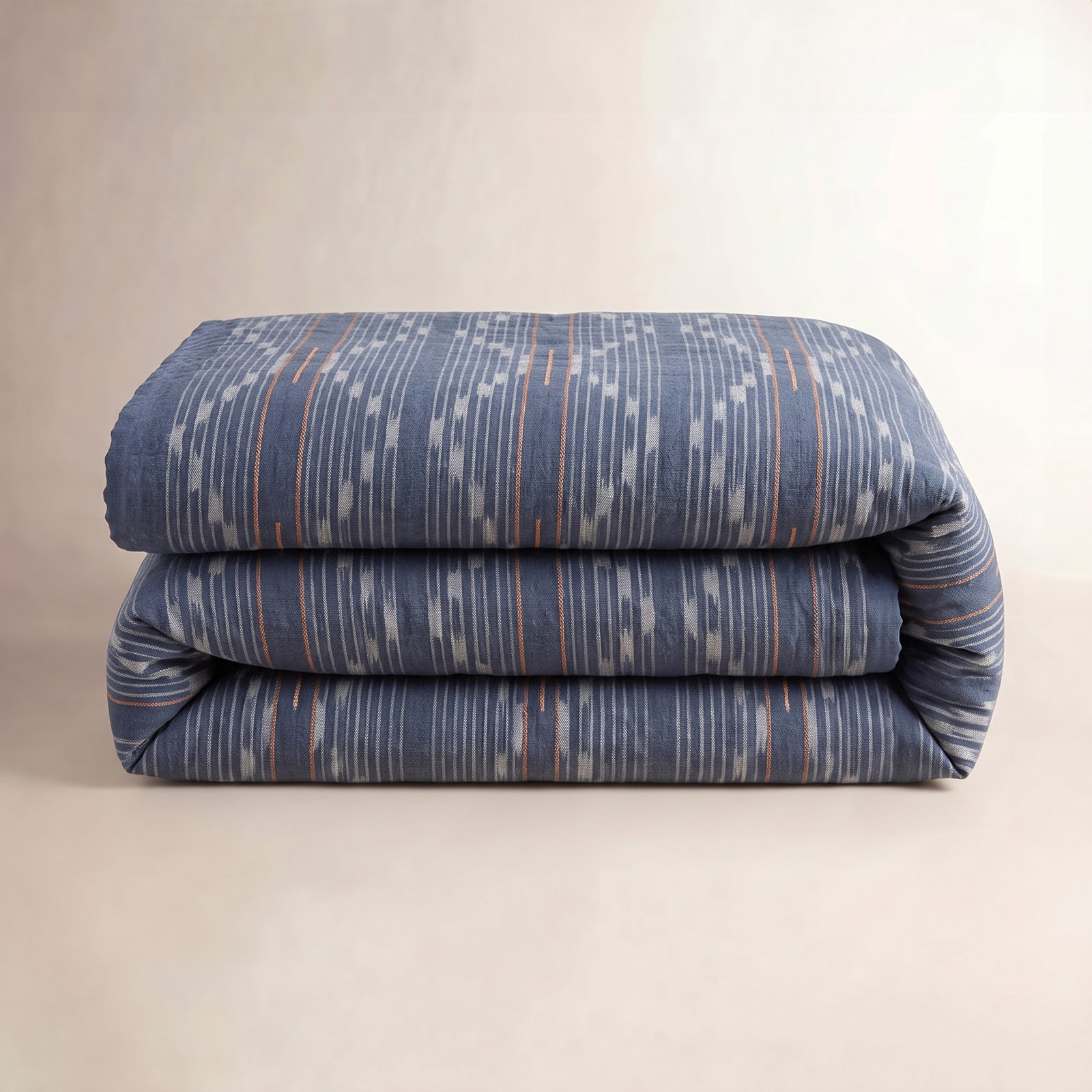 Morelia Organic Cotton Duvet Cover Set, King/Cal King Duvet Cover, Moonlight Blue