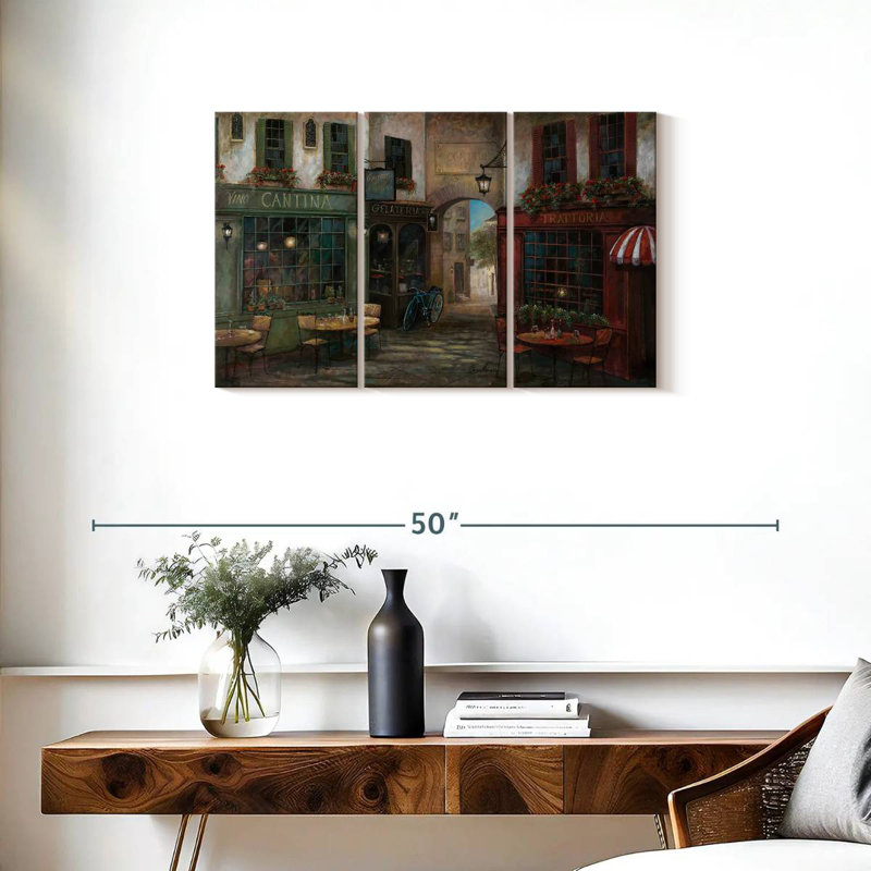  «Courtyard Ambiance I, H 20 po x l 33 po