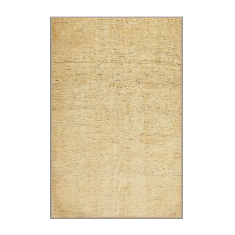 Surface beige contemporaine tapis, Rectangle 5 pi x 7 pi