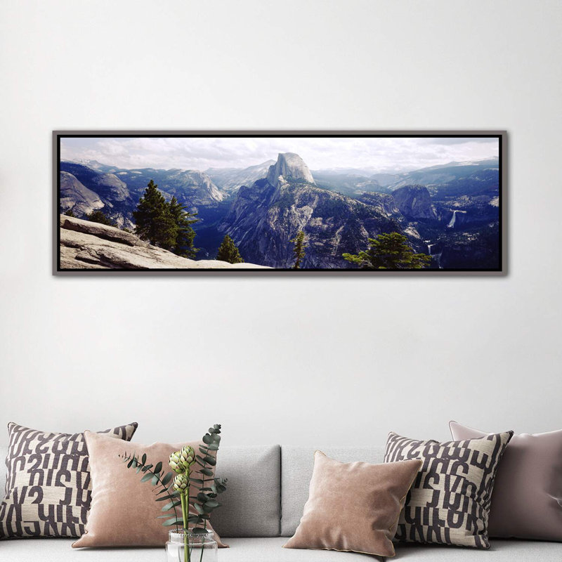 «Half Dome High Sierras Yosemite National Park CA», reproduction de photo sur toile, Pas de tapis