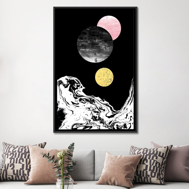 « starla », reproduction d’art sur toile, H 26 po x l 18 po x P 1,5 po, Toile avec cadre noir