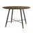 Keith Round Metal Base Dining Table