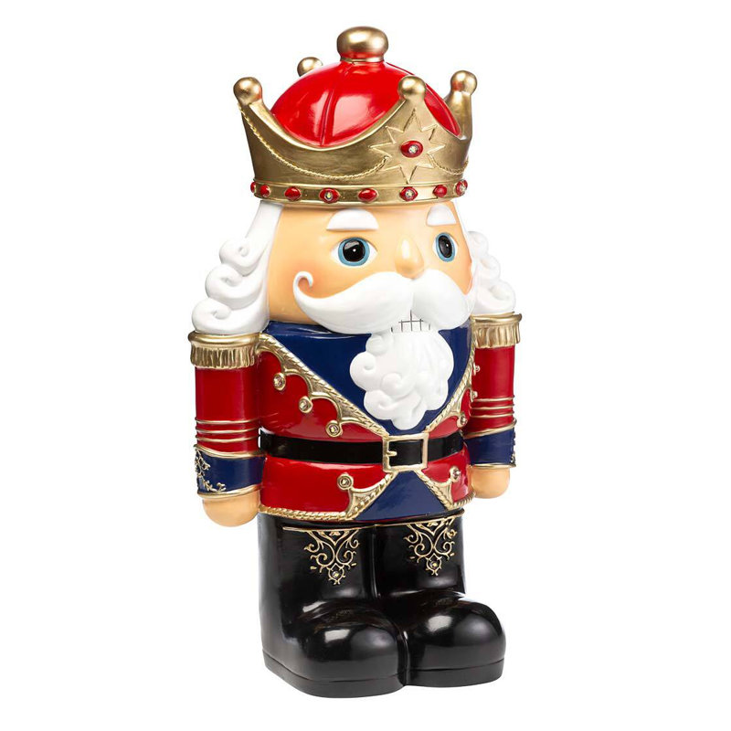 Nutcracker Shorty Lighted Figurine, Beige