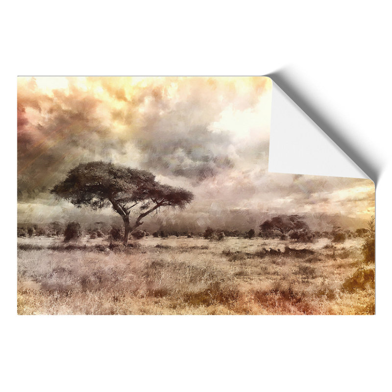 Trees In Africa - No Frame Print, 21cm H x 30cm W x 0.1cm D