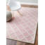 Tapis rose en laine crocheté à la main Swarthofthi-31646290
