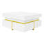 Pedestal Coffee Table with Storage