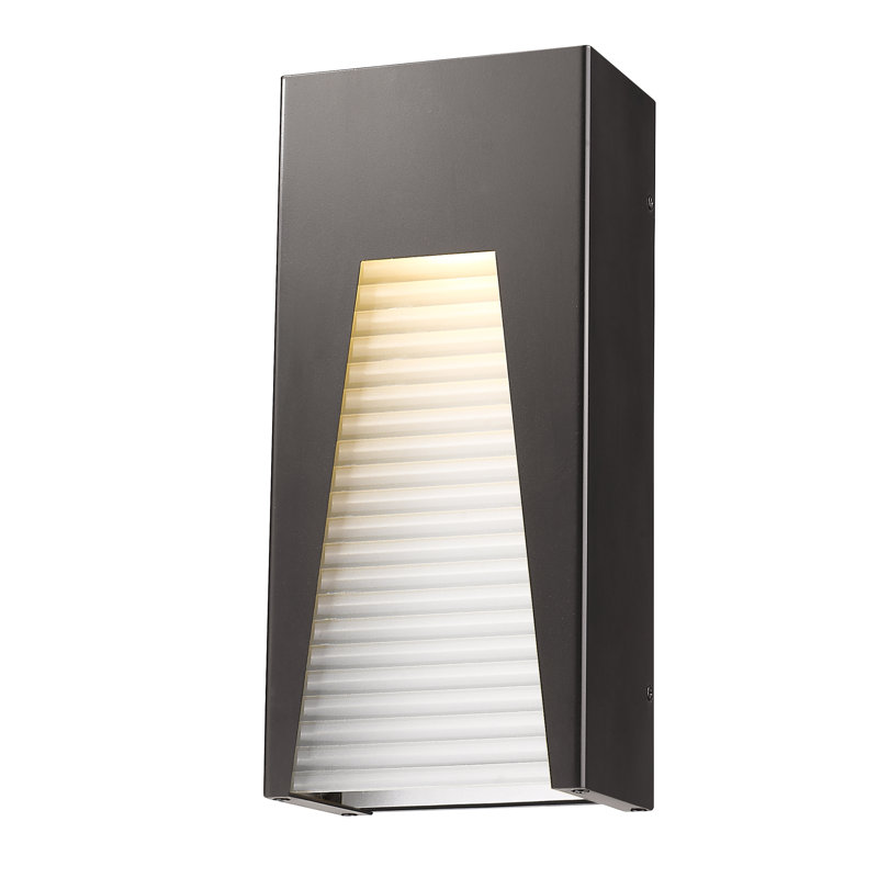 Luminaire d'extérieur Robstown, Argent, bronze