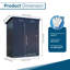 Rangement efficace en métal durable pour applications extérieures polyvalentes