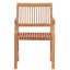 Hearne Outdoor 3 - Piece Teak Dining Set with Cushions
