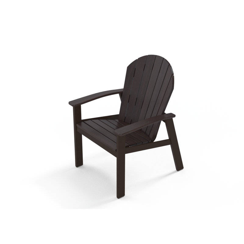 Augusto Outdoor Adirondack Chair, Chestnut, Kona