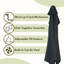 200cm Tilt Market Parasol