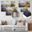 Bleu, vert, été, pré, charme, bleu, Bonnets I - Blue Bonnets, art mural, salon-565807243-804325842