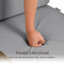 Causeuse d'extérieur en bois de teck avec coussin et accoudoirs Marlo-114980247-114980245