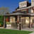 12 pi. L 12 pi. D Pavillon de jardin en acier galvanisé avec double toit-108077744