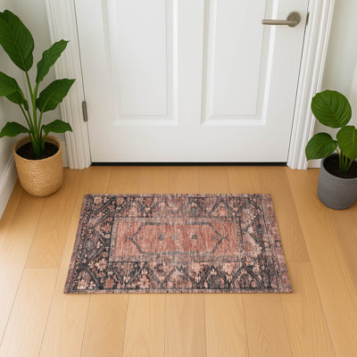 Premium Machine Washable Lubbers AMF1727 Global Rug