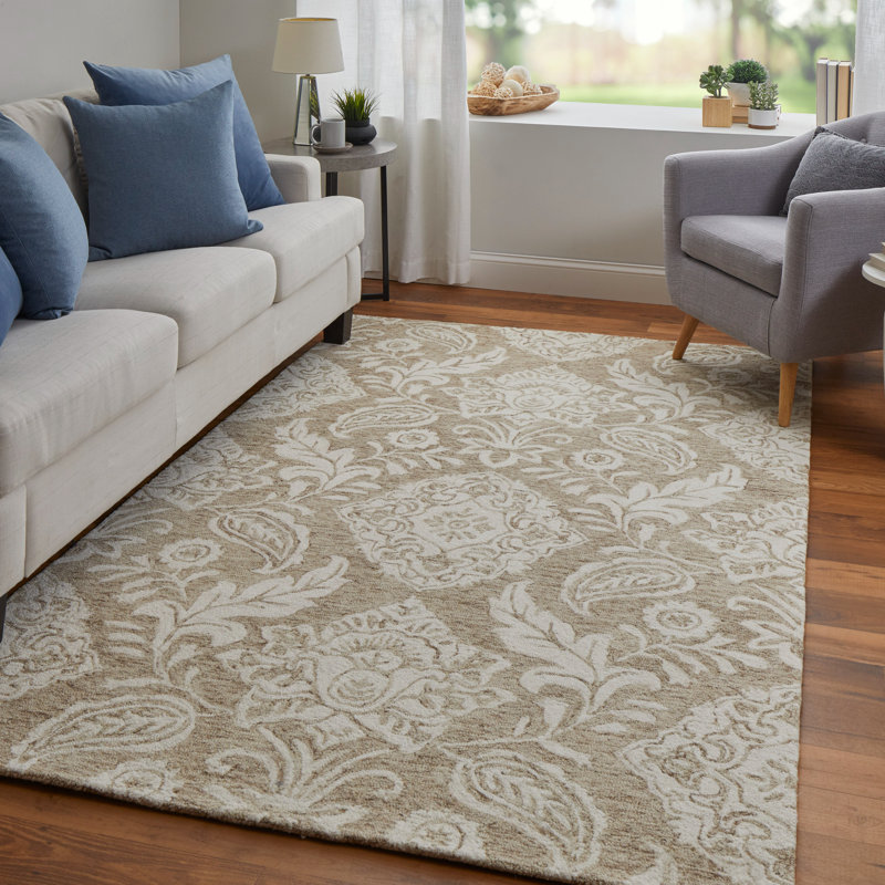 Armando Performance Damask Indoor Rug, Rectangle 2' x 3'