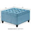 Carré bleu avec capitonnage robuste-118776990