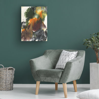 "Orange vert I" sur toile