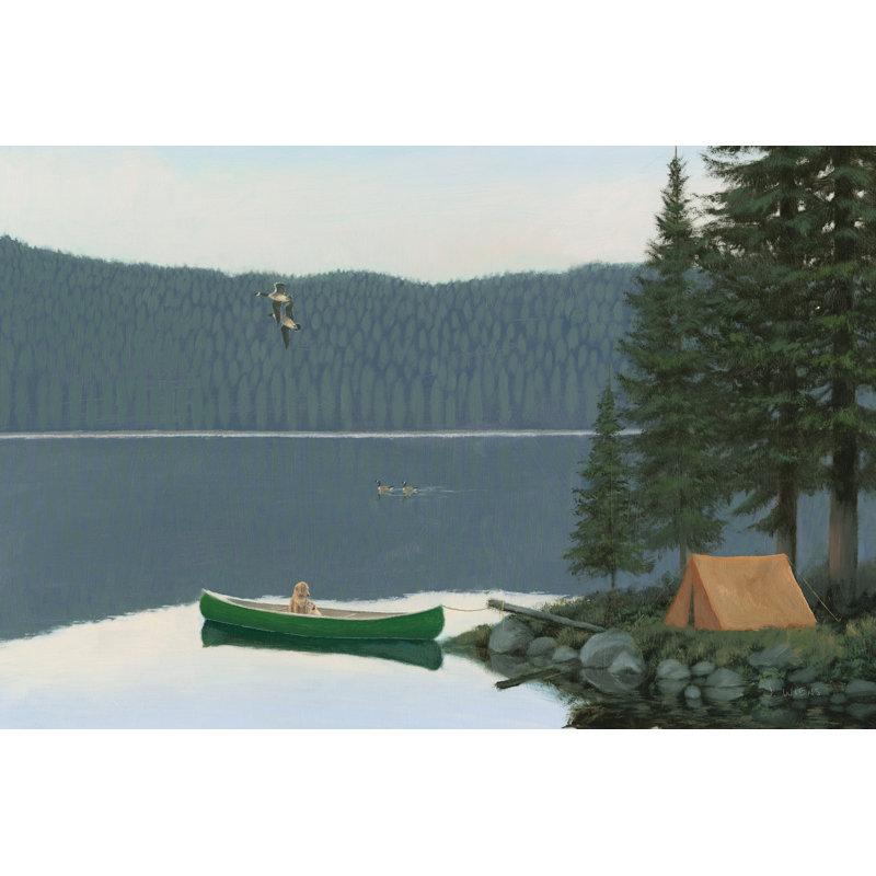 Happy Place IV by James Wiens - Wrapped Canvas Print, 30cm H x 30cm W