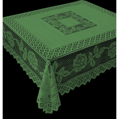 Crver Floral Square Tablecloth