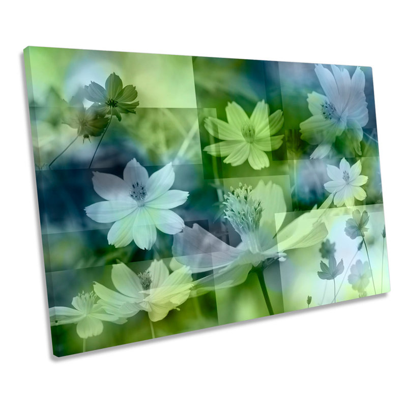 Floral Collage - Wrapped Canvas Art Prints, 40.6cm H x 61cm W x 2cm D