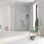 Carreau de porcelaine mate pour plancher et mur 30 po x 30 po Ice White
