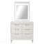 Commode (sans miroir), blanc scintillant