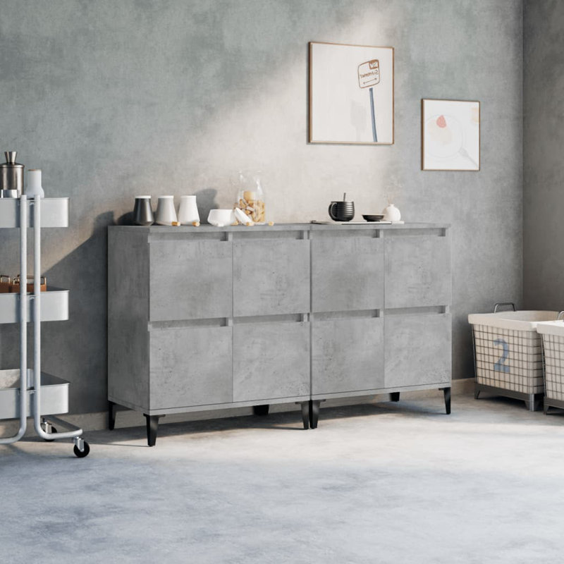 Giasa 60cm Sideboard, Concrete Grey