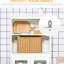 Petit buffet de 63 po avec garde-manger autoportant à 4 portes, tablette réglable pour la salle à manger et le salon, blanc