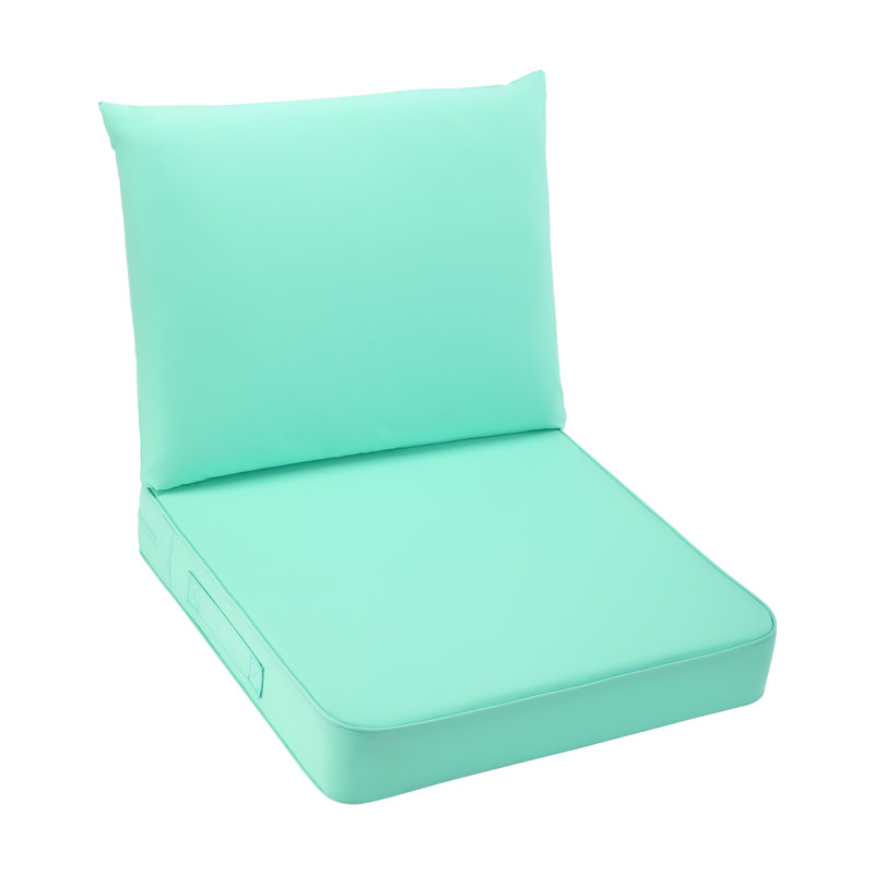Coussin de siège imperméable intérieur / extérieur, Bleu clair
