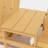 Danese 2-Person Outdoor Adirondack Chair Tête-à-Tête Bench Loveseat Built-In Connecting Table-113257818