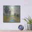  «Mustard Yellow Fields» par Silvia Vassileva, art mural en métal, 12 po x 12 po-937245068