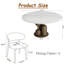 Ensemble de table de salle à manger 7 pièces Amberly avec chaises en similicuir pour économiser de l'espace-1047014498-1047014497-1040466017