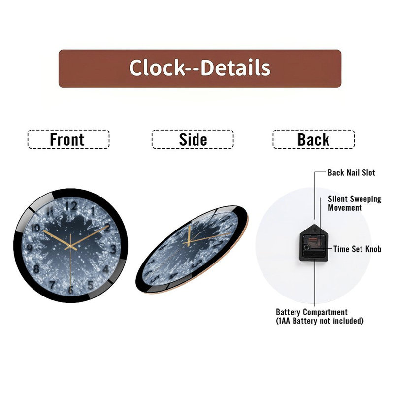 Horloge murale 12 po Frozen