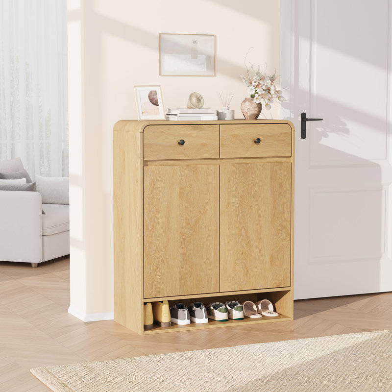 Armoire de rangement Slim, Naturel